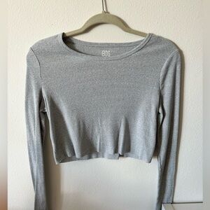 Urban Outfitters BDG Cropped Long-sleeve Top